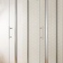U-Duschkabine 90x75x90cm mit Doppeltür, 6mm NANO Glas und verchromtem Rahmen.