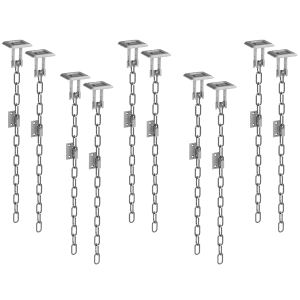 Basi Gitterrostsicherung GS 70, 5er Set für Kellerschächte, Stahl verzinkt.