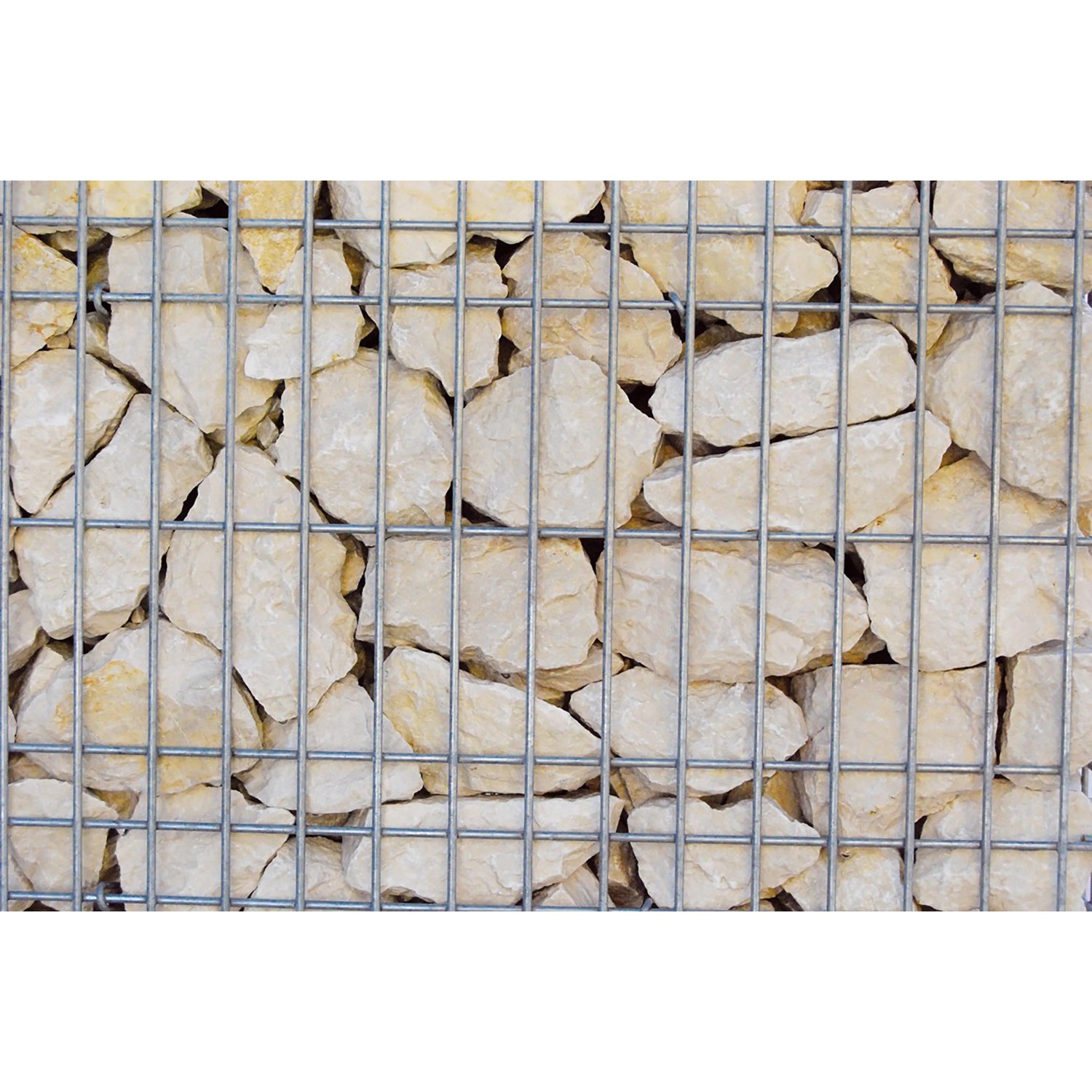 Scherf Fertig-Gabione Marmorbruch Chateau-Beige 100 cm x 100 cm x 50 cm
