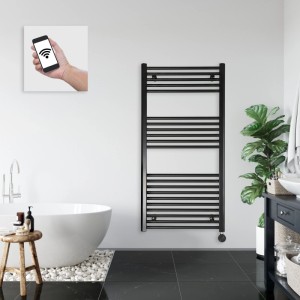 anapont Elektrischer Badheizkörper 1175x600  WiFi APP  Handtuchheizkörper  Badheizung Elektrisch Handtuchheizung Made in Germany