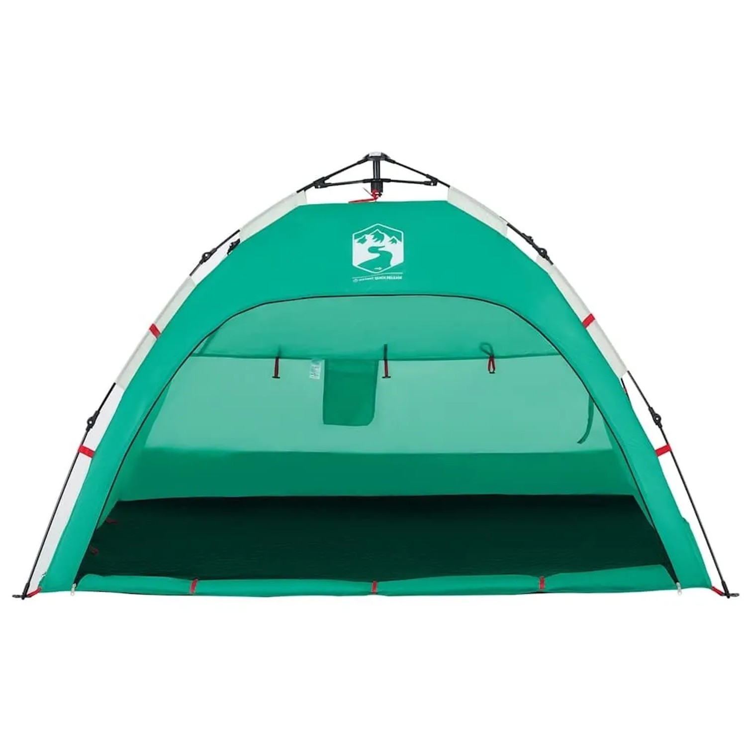 vidaXL Strandzelt 2 Personen Seegrün Quick Release Wasserdicht 4005303_7