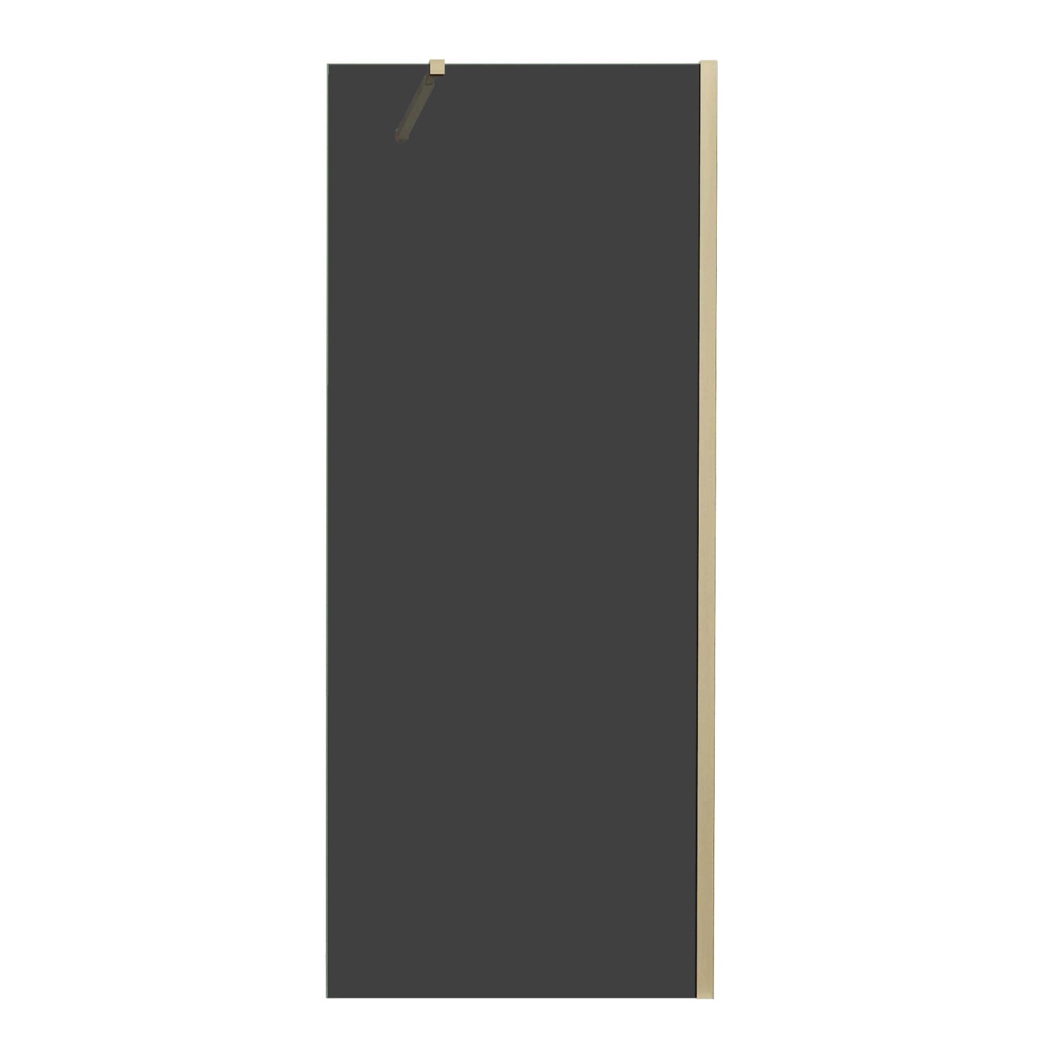 AICA Goldrahmen Walk In Duschtrennwand B.120cm x H.200cm Duschwand mit Glas günstig online kaufen