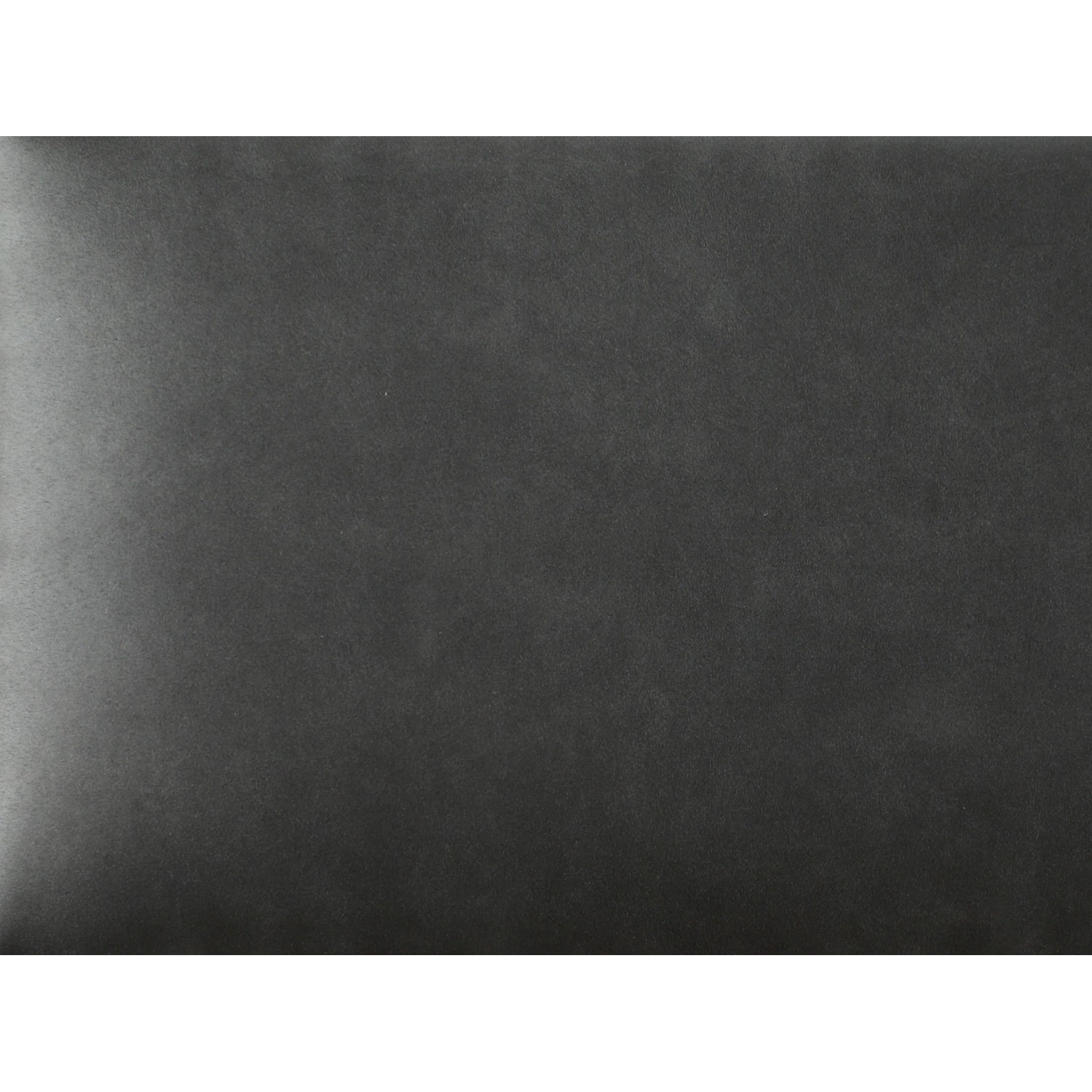 Rechteckiges Wandkissen, 60x30 cm, dunkelgrau in Lederoptik. Dekor-Paneel zur Wandgestaltung.
