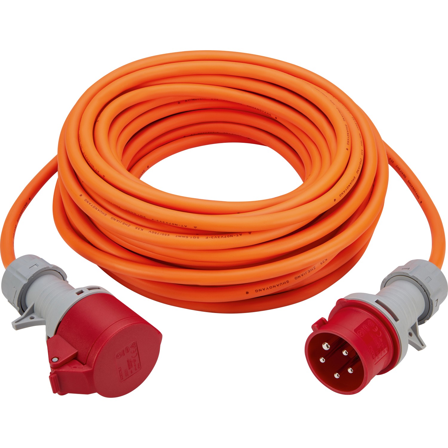 CEE Verlängerungskabel 20 m Orange günstig online kaufen