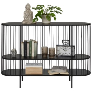 Premium Living Konsolentisch aus Eisen in Schwarz