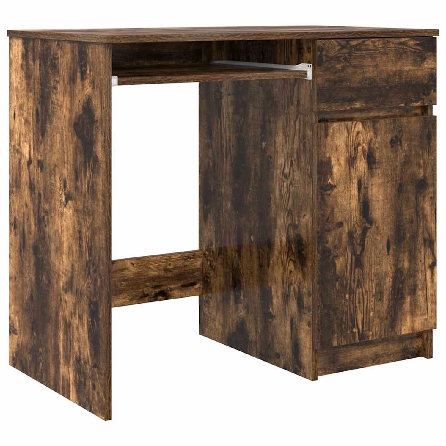 vidaXL Schreibtisch Räuchereiche 86x49x76 cm Holzwerkstoff 861827