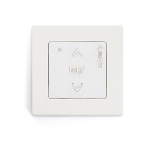 Somfy Smoove Origin RTS Wandsender für Rollladensteuerung, 1-Kanal, Unterputz.