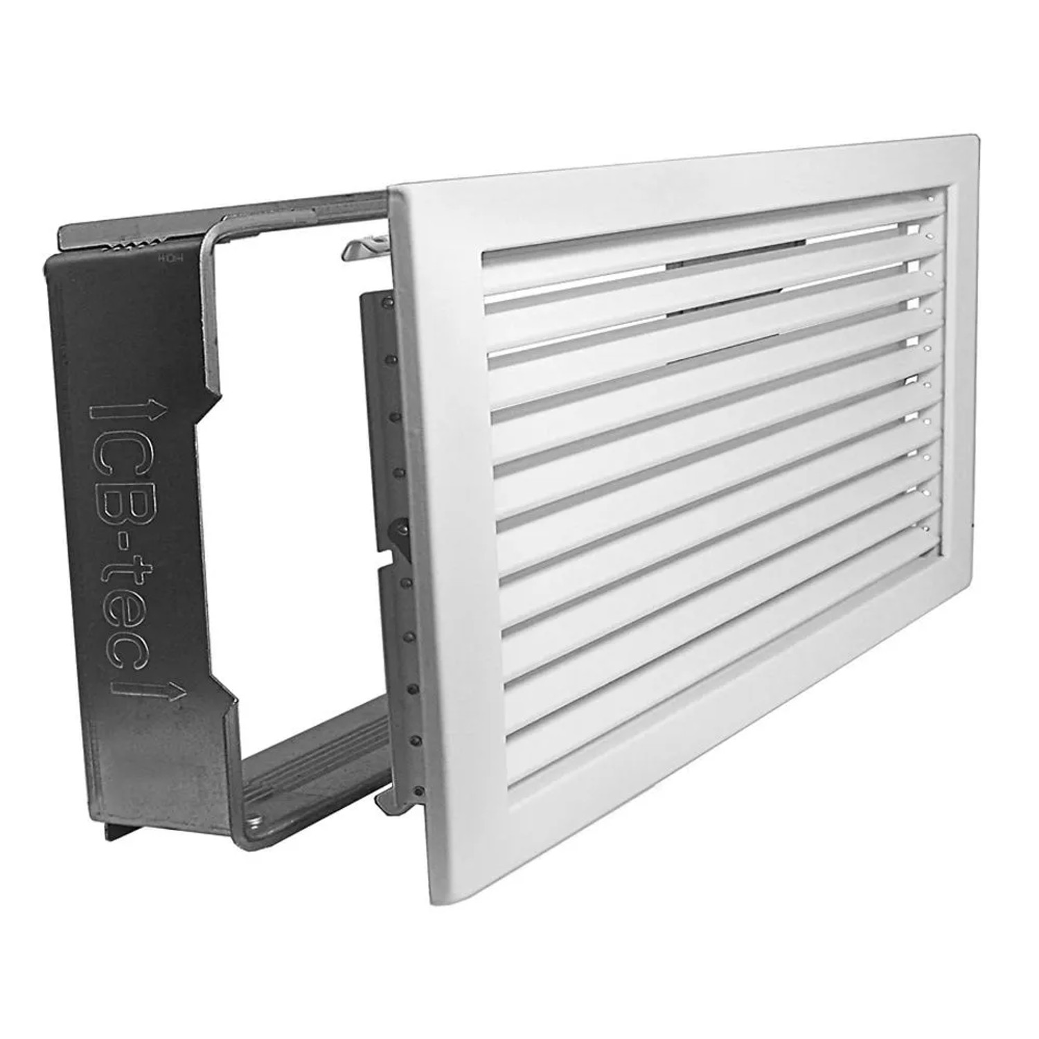 Häusler Kaltluftgitter KG 4523 W Lüftungsgitter Weiss 450 x 230mm Abluftgitter