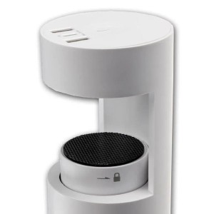 ChiliTec 3-fach Tischsteckdose CT-KS 3 Weiß mit USB