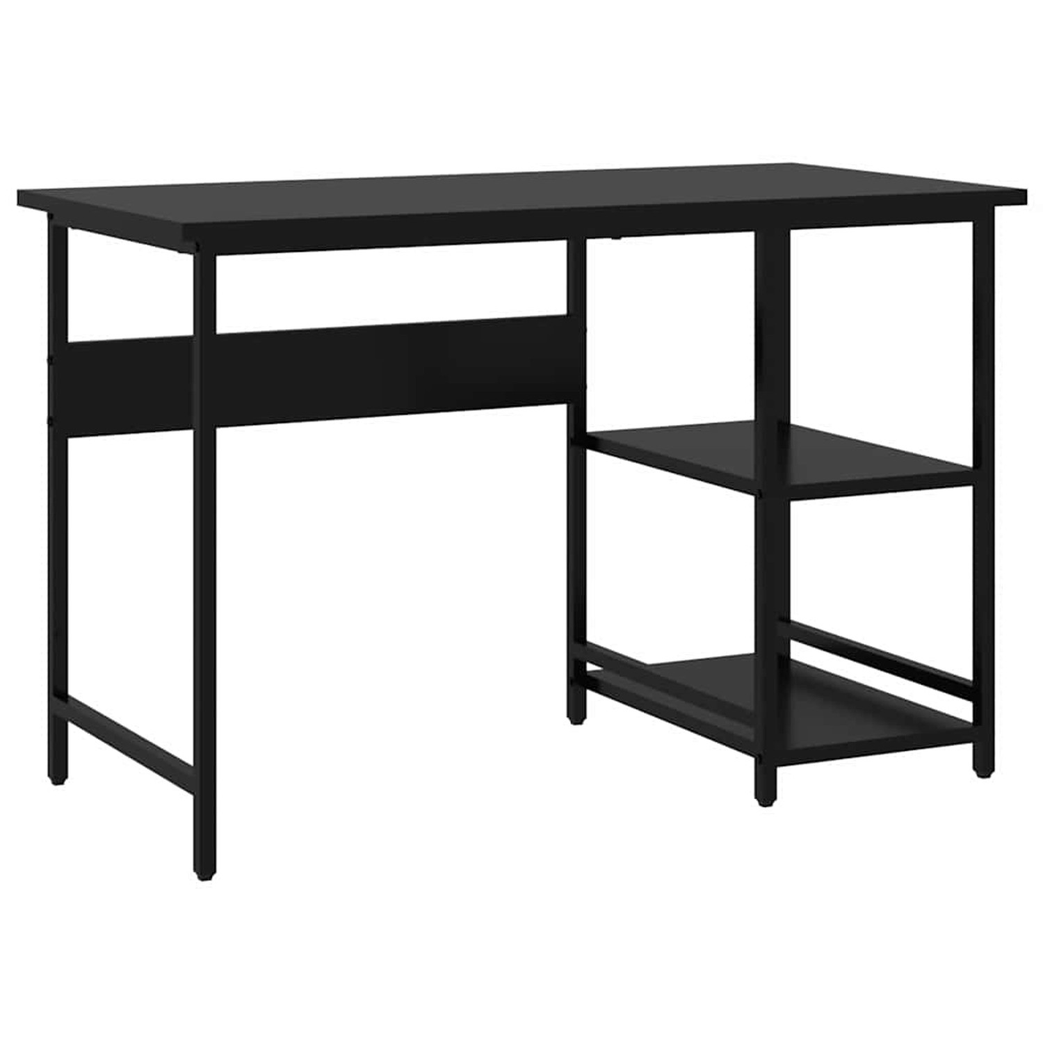 vidaXL Computertisch Schwarz 105x50x72 cm MDF und Metall 20550 günstig online kaufen