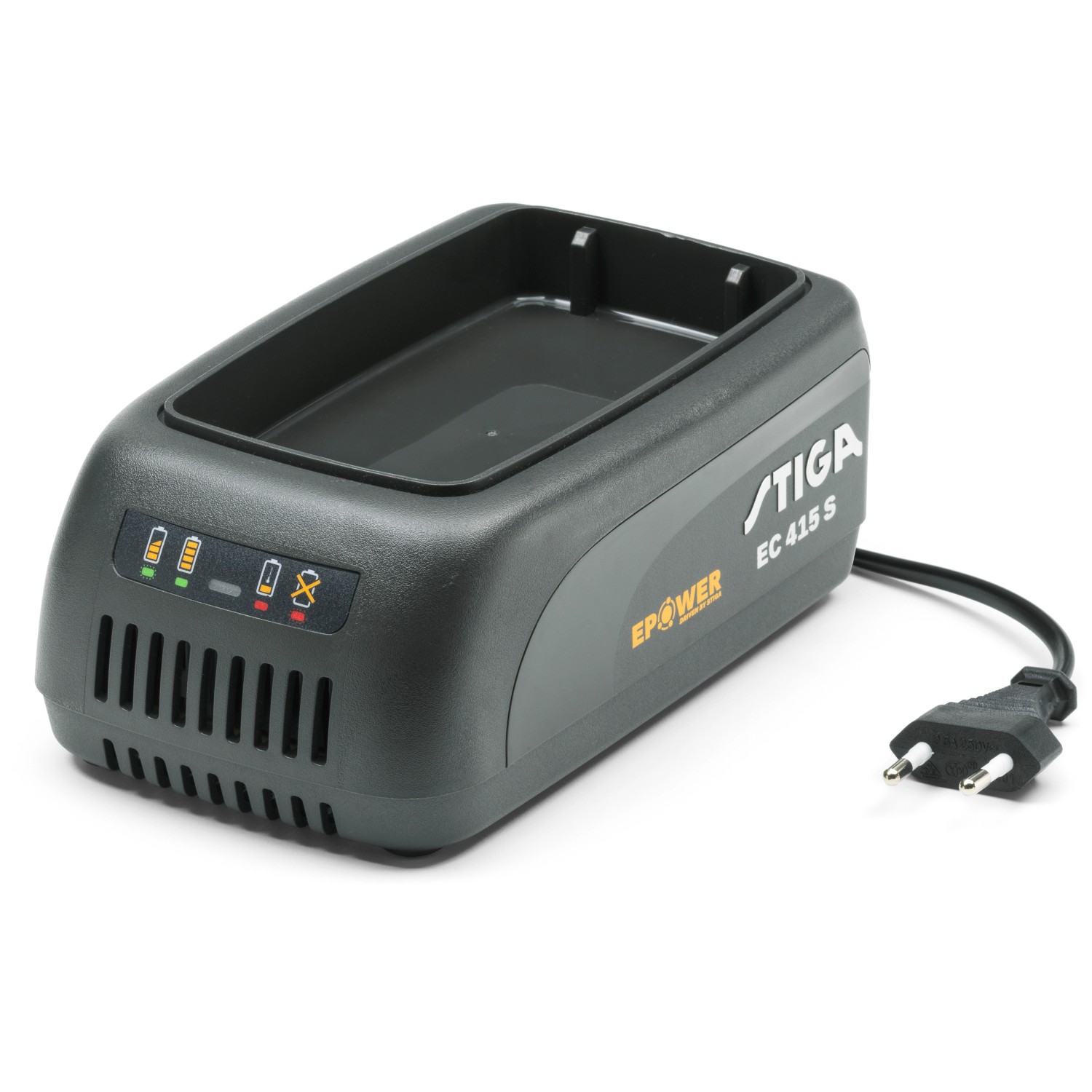 Ladegerät für Stiga Akku-Schneefräse ST 700e, passend für 48 V Akkus.