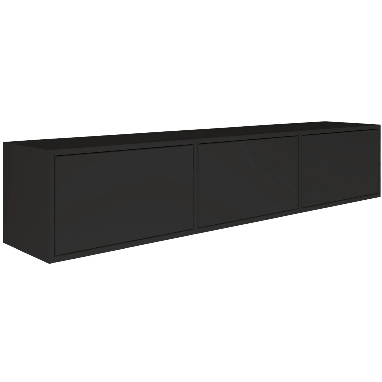 Selsey TV-Hängeboard Framme 150 cm Schwarz günstig online kaufen