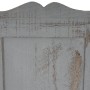 Detailansicht der grauen MCW Wandgarderobe im Shabby-Look, 2er-Set.