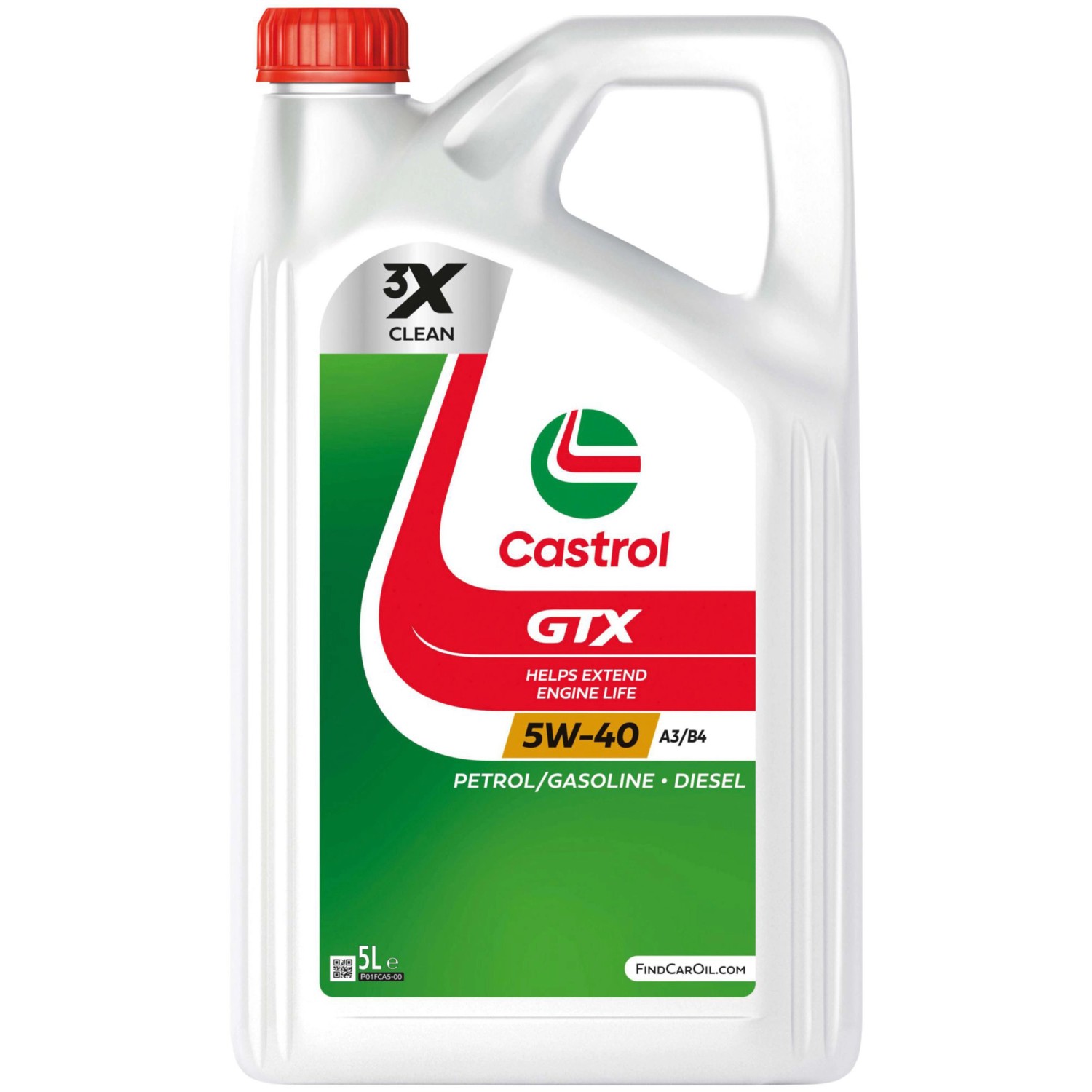Castrol Motoröl GTX 5W-40 A3/B4 H 4A 5L