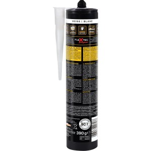 Pattex Montagekleber Express, 390g Kartusche, weiß. Kleben statt Bohren für starken Halt.