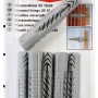 Fischer Universaldübel UX 10x60 K, 6 Stück, geeignet für Voll-, Loch- und Plattenbaustoffe.