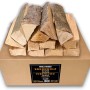 PINI Brennholz Buche, ofenfertig, 20 kg, 30-33 cm Scheite in Karton. Ideal für Kamin, Grill, Pizzaofen.