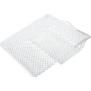 LUX-TOOLS Farbwannen-Einleger, 3er-Set, 32x36cm, aus transparentem Kunststoff.