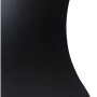 Fluval Flex Aquariumunterschrank, 57 l, schwarz, mit gewölbtem Design und Ablagefächern.