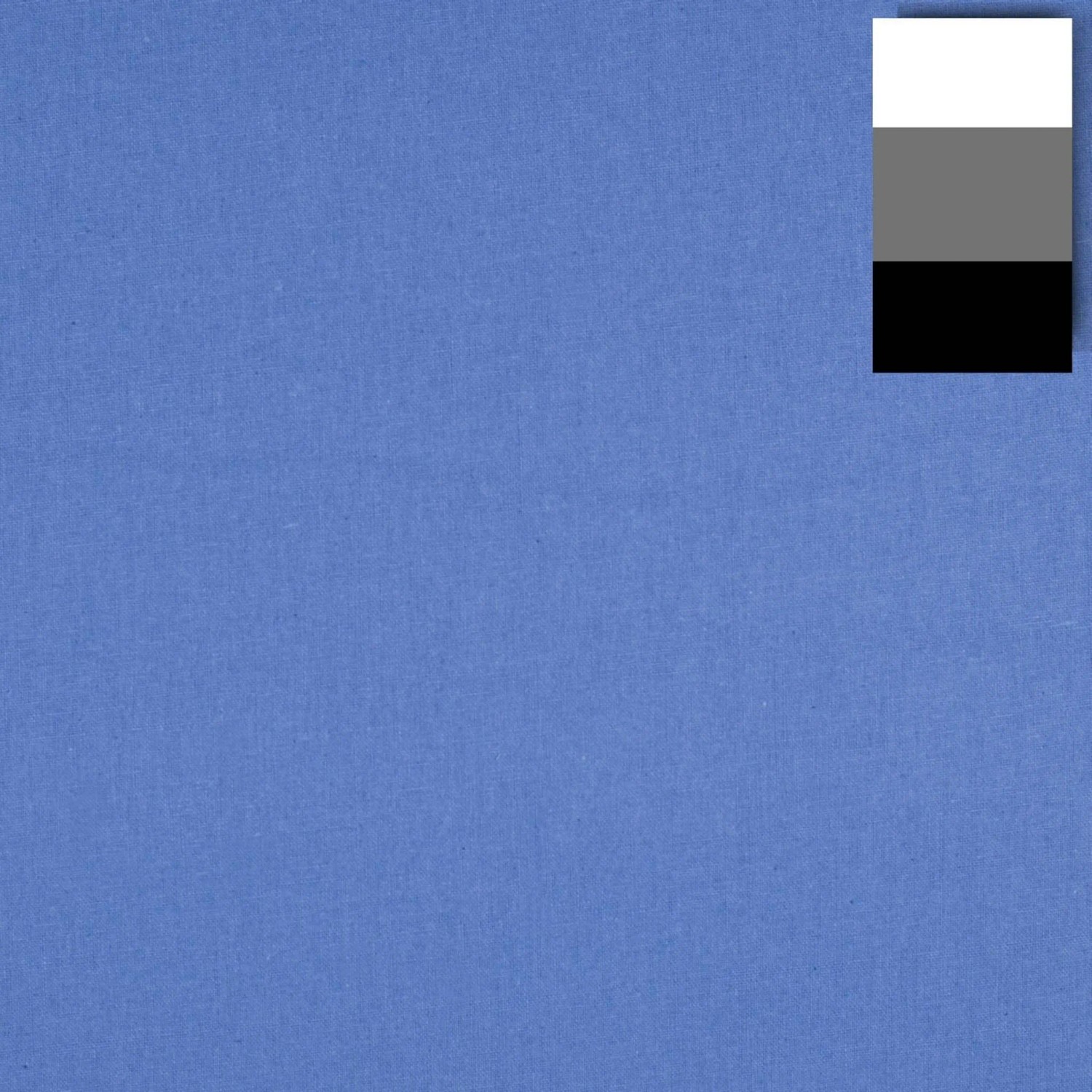 Walimex Stoffhintergrund Hellblau 2,85X6M 140G/M² Baumwolle Foto Hintergrund