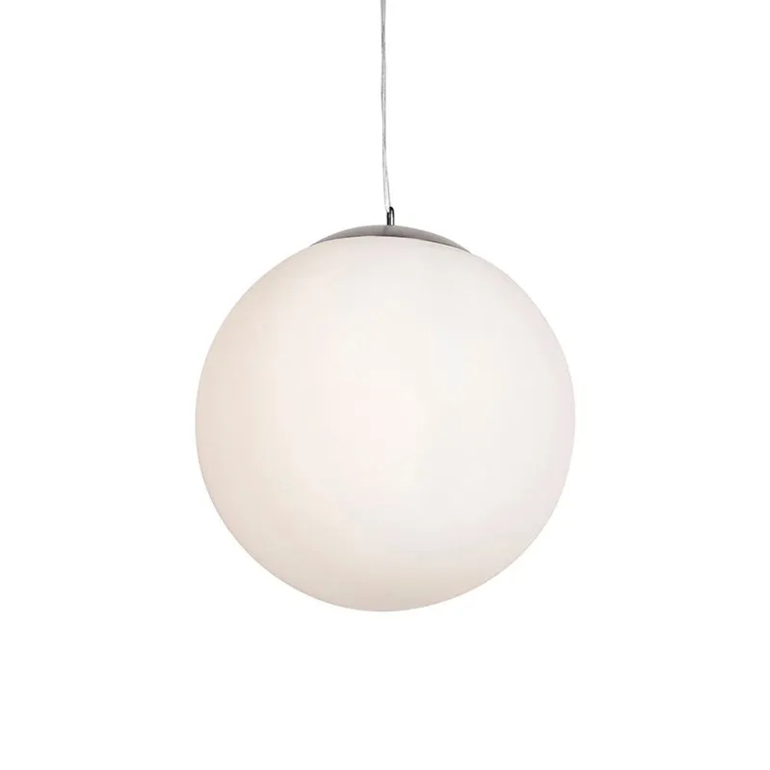 QAZQA Skandinavische Hängelampe Opalglas 50cm Ball 50