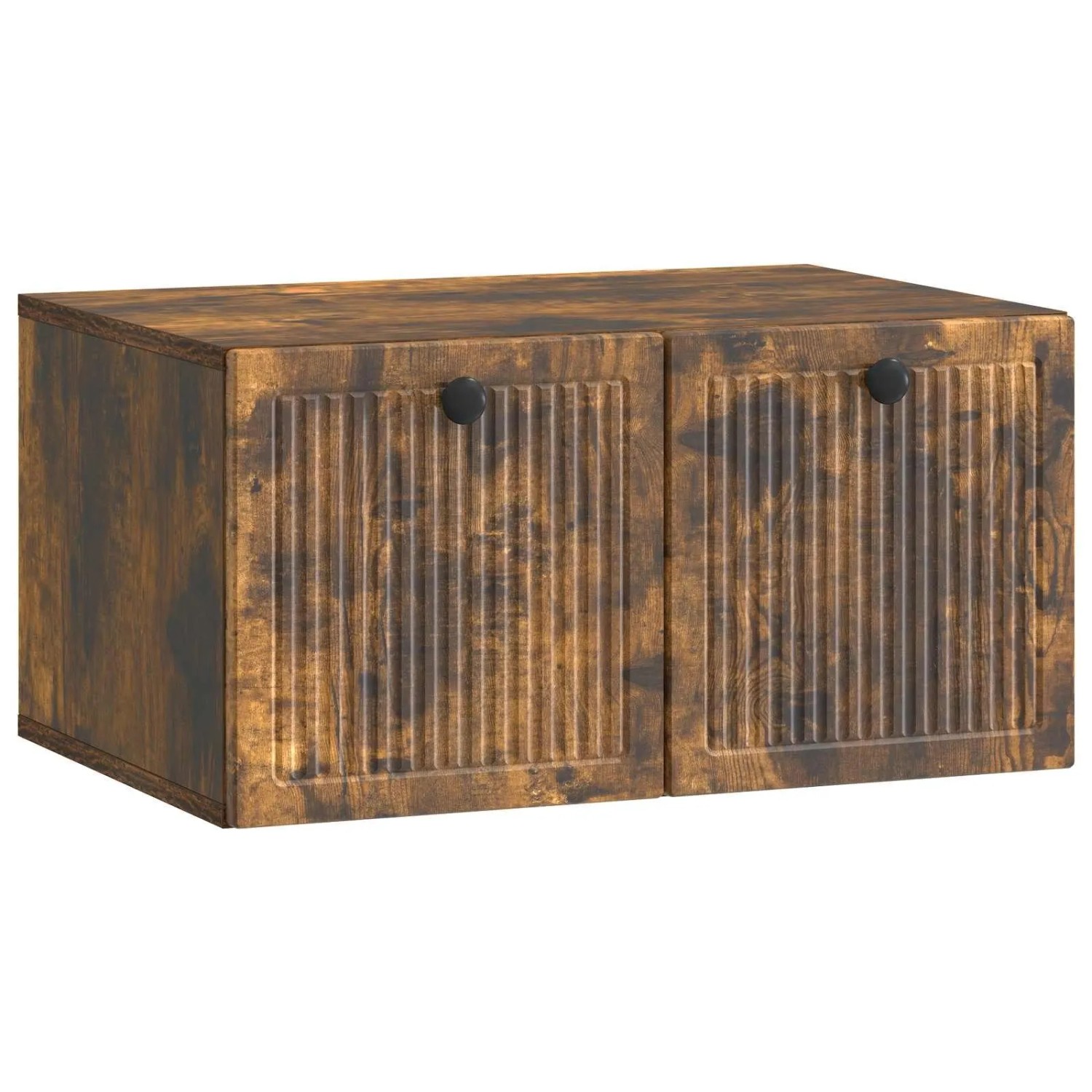 vidaXL Wandmontierter TV-Schrank Geräucherte Eiche 59,5 x 41 x 30 cm 898000