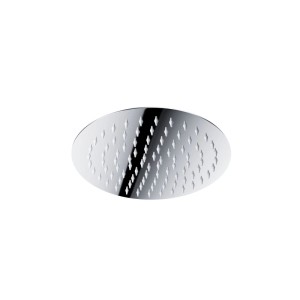 KOLMAN runde Chrom-Kopfbrause mit diamantförmigen Düsen für Thermostat-Duschsystem.