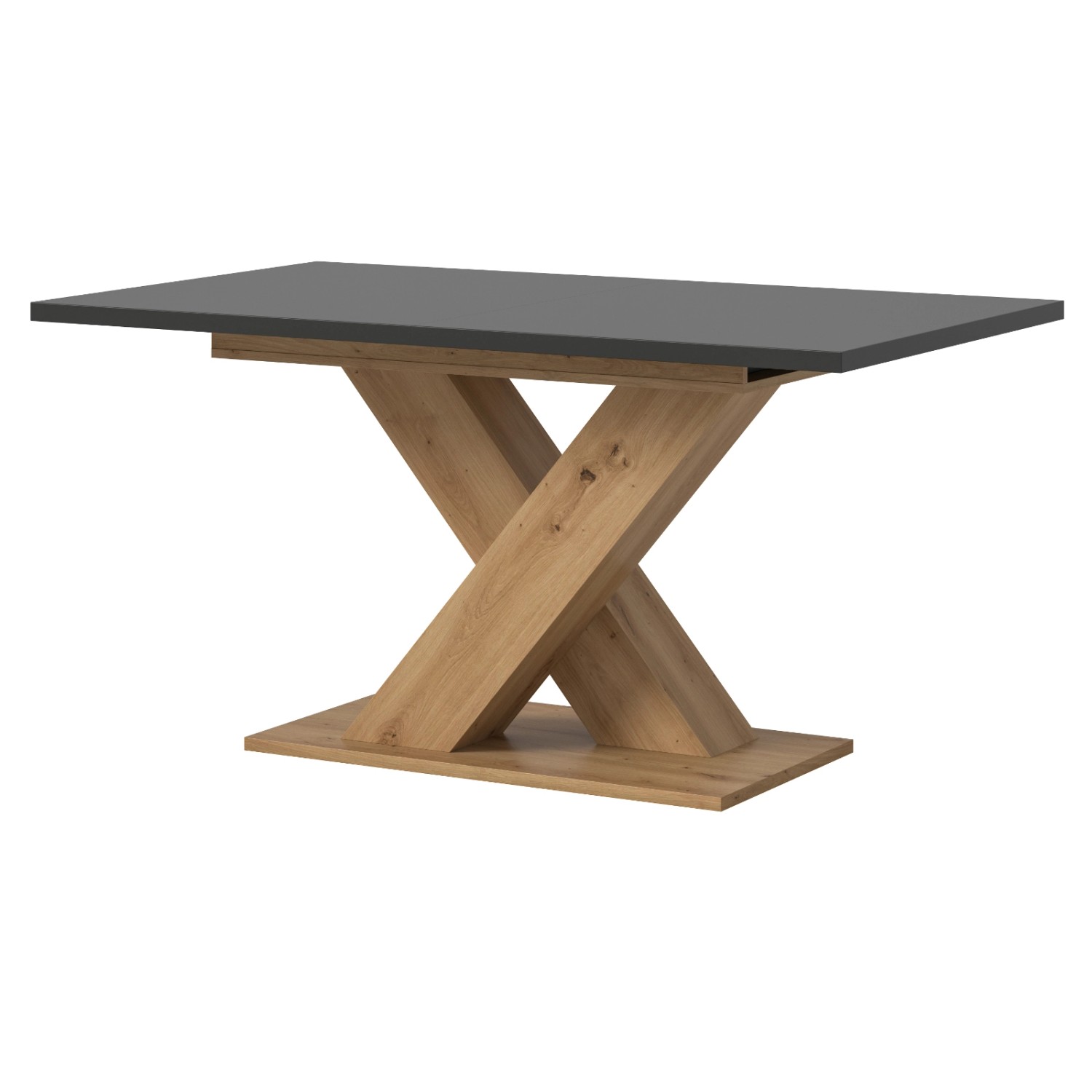 Inn.Furn Esszimmertisch Ausziehbar in Grau und Eiche Küchentisch 150 - 190 günstig online kaufen