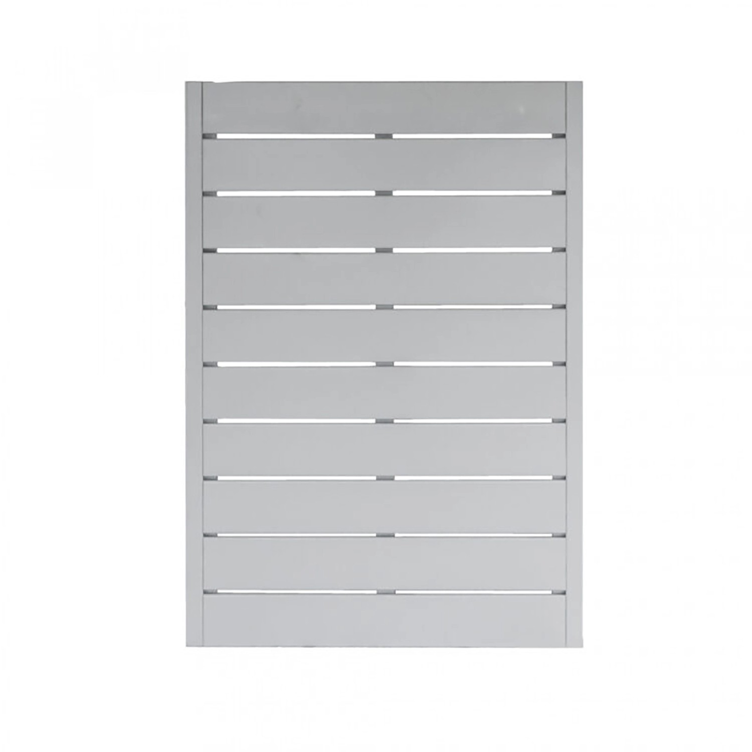 Sichtschutzzaunelement Faro Grau lackiert 130 cm x 90 cm günstig online kaufen