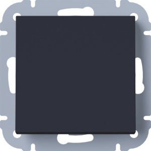 Schwarzer Aus-/Wechselschalter Leonie für den Innenbereich, Unterputz-Montage.