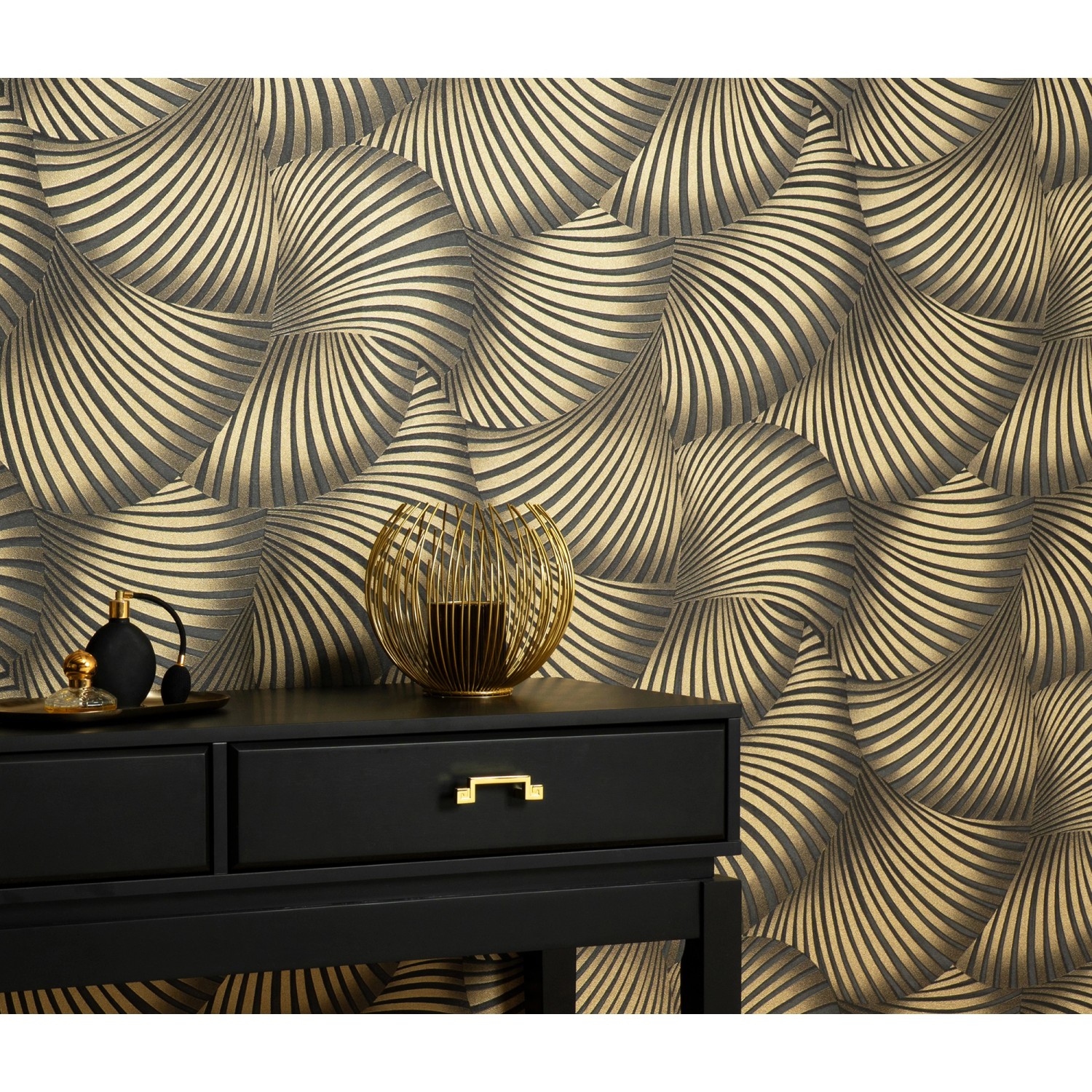 Erismann Vliestapete Fashion for Walls Twill Schwarz FSC®_3