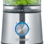Severin KM 3865 Multizerkleinerer mit Basilikum im Behälter, 400W, Edelstahl-Optik.
