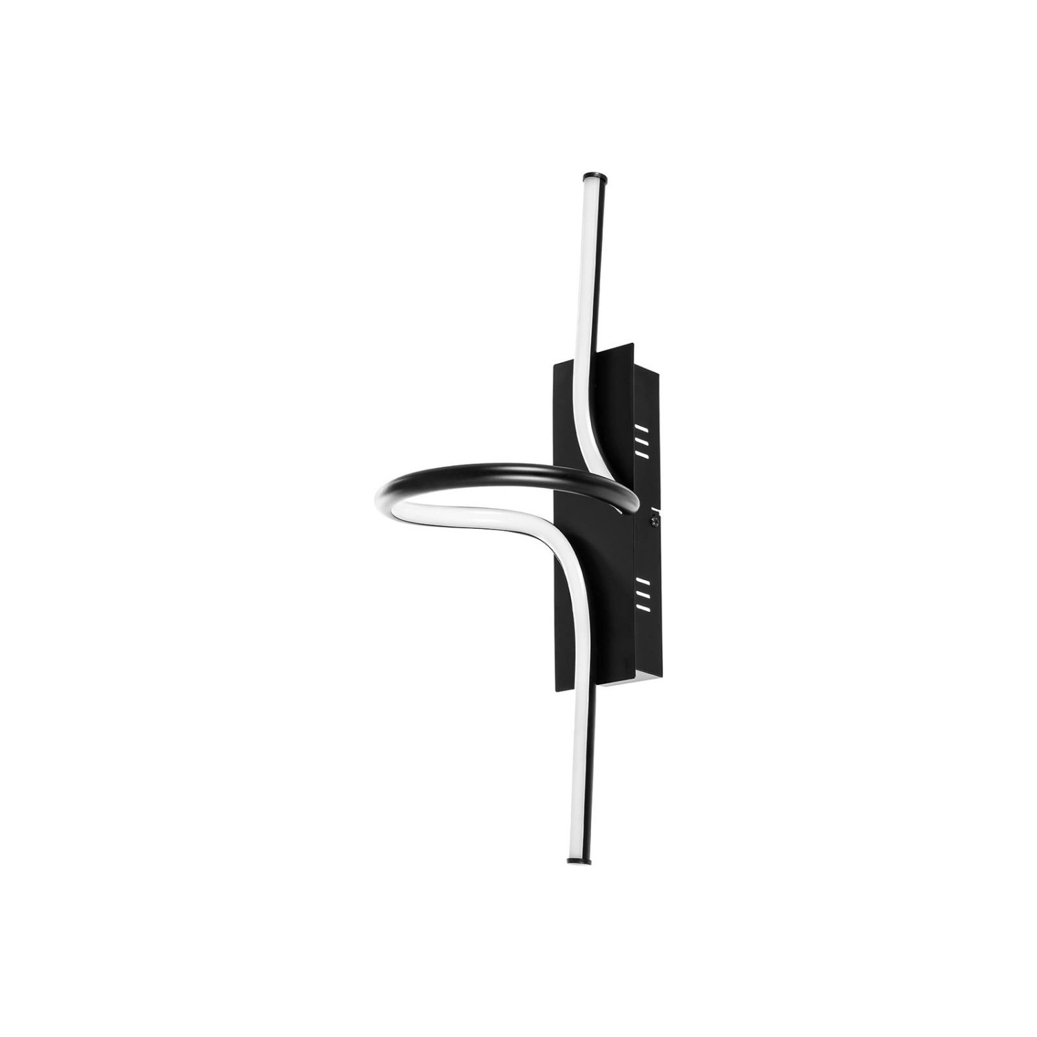 Lindby LED Wandleuchte Wandlampe Innen Divola 10001207 Dimmbar Modern in Schwarz aus Aluminium 1-flammig Wohnzimmerleuch...