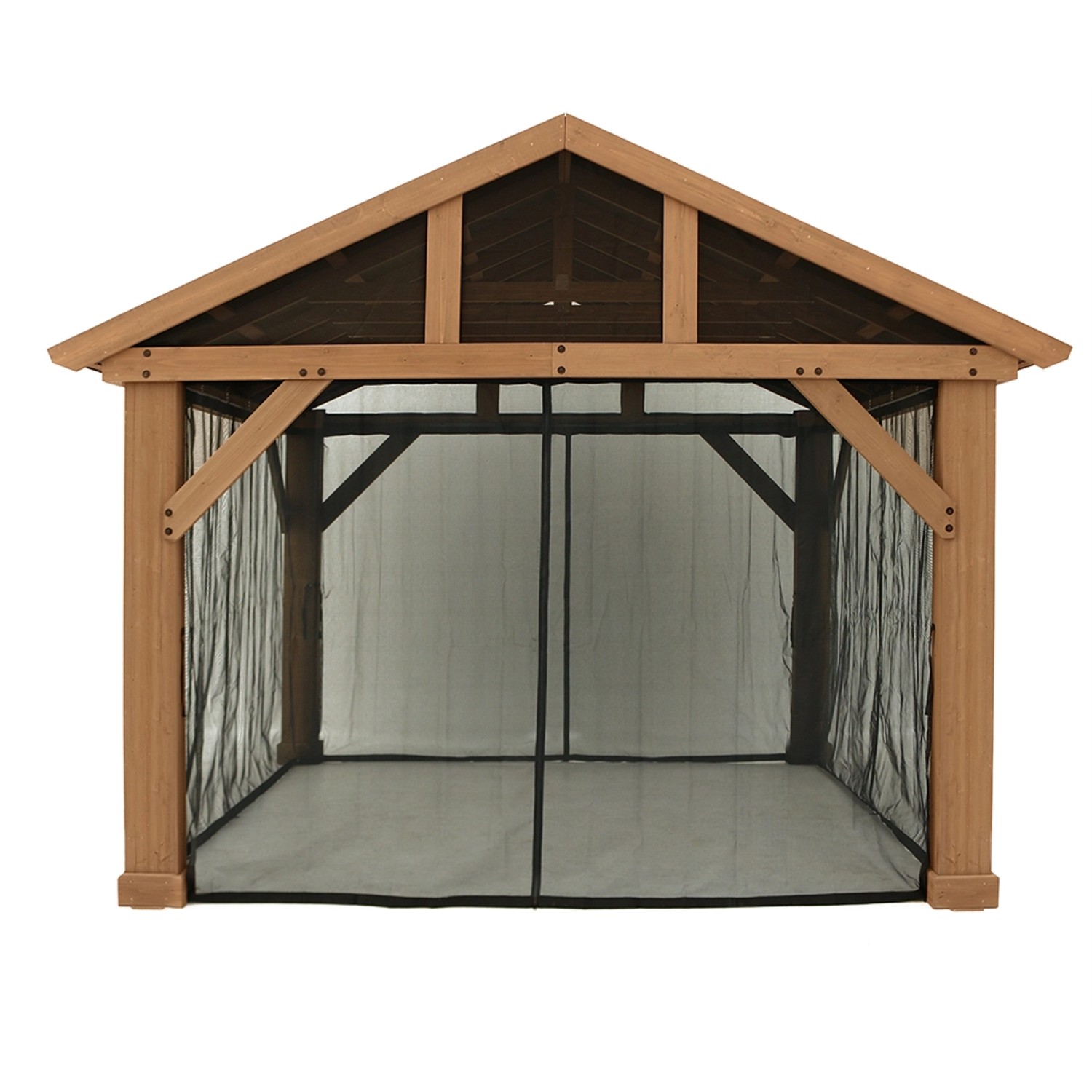Westmann Moskitonetz 4er-Pack für Pavillon (320x220cm) aus Mesh-Gewebe.