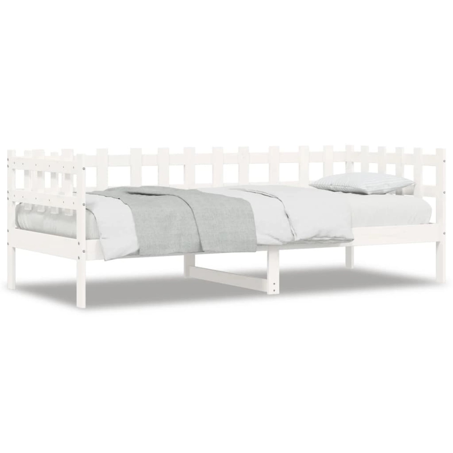 vidaXL Tagesbett Weiß 90x190 cm Massivholz Kiefer1926843 günstig online kaufen