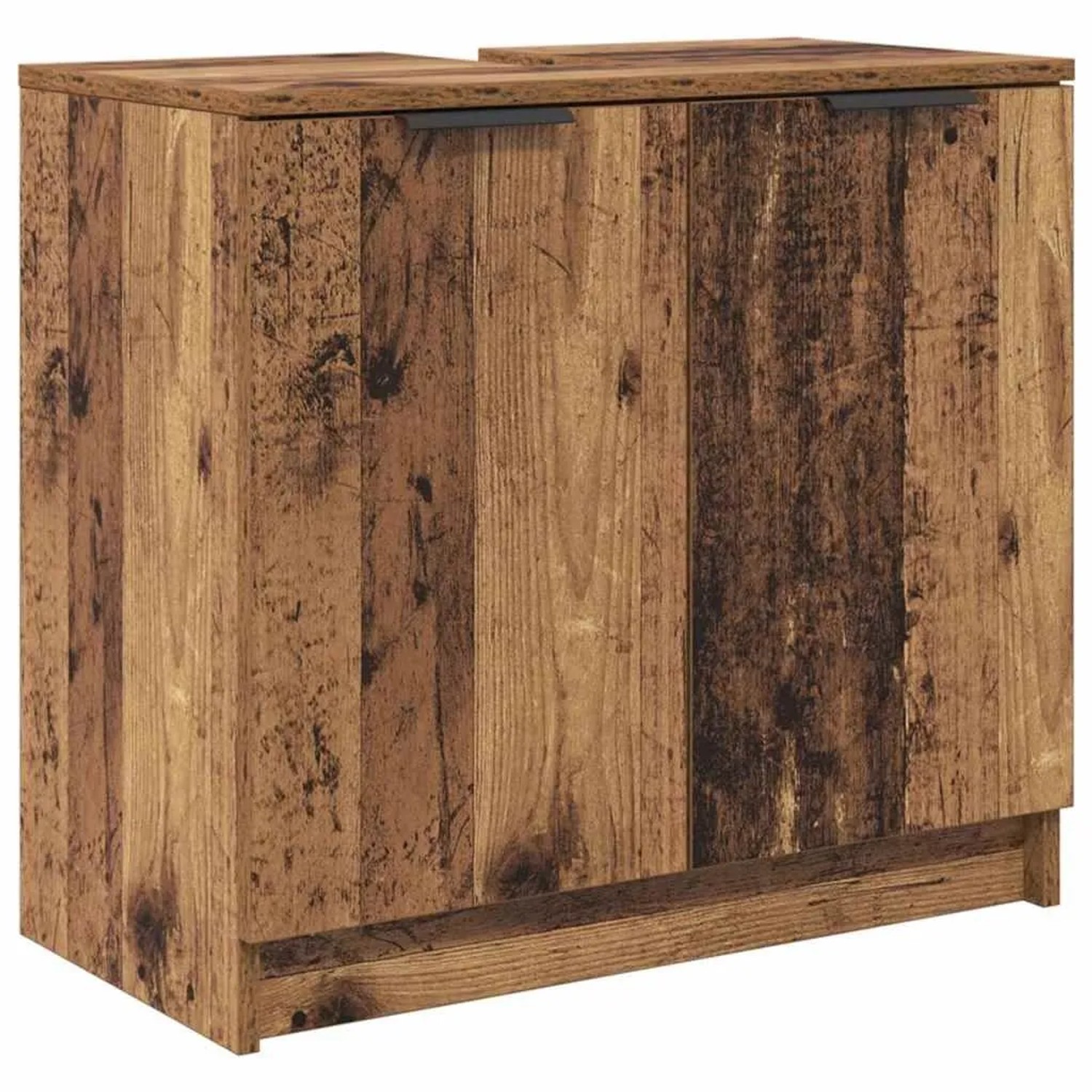 vidaXL Badezimmerschrank Altholz 64,5 x 33,5 x 59 cm Holzwerkstoff 880743 günstig online kaufen