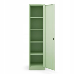 Jan Nowak Büro Aktenschrank ALEX 185 x 45 x 40 cm Fresh Style Pastellgrün