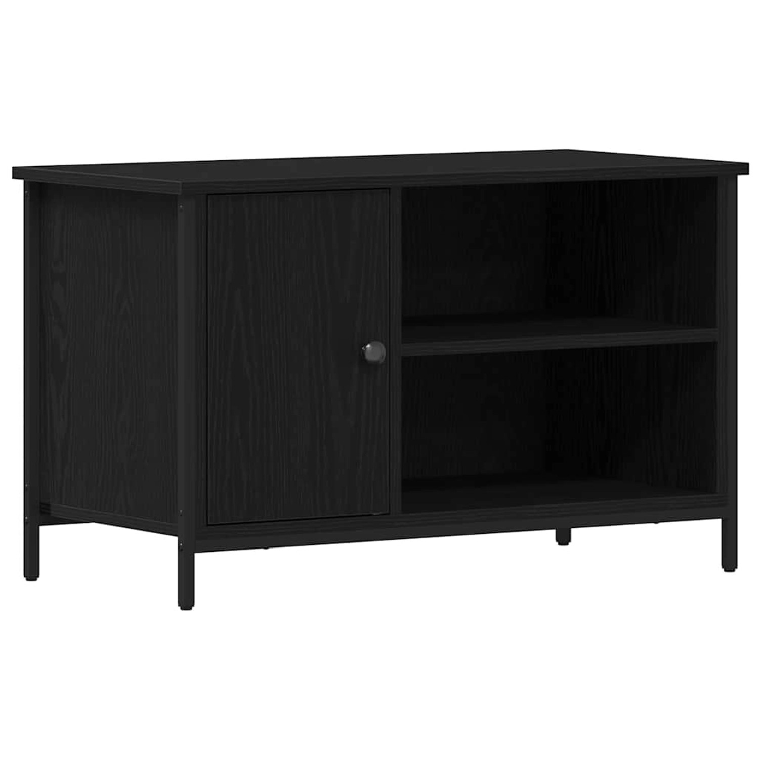 vidaXL TV-Schrank Schwarze Eiche 80 x 40 x 50 cm Holzwerkstoff 862144 günstig online kaufen