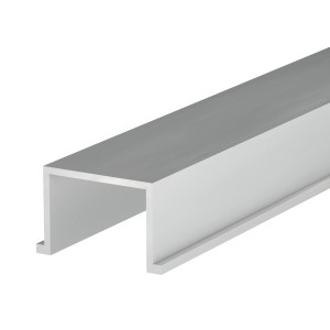 Solar Modulträgerprofil, 53x38x4000 mm, zur Befestigung von Solaranlagen.
