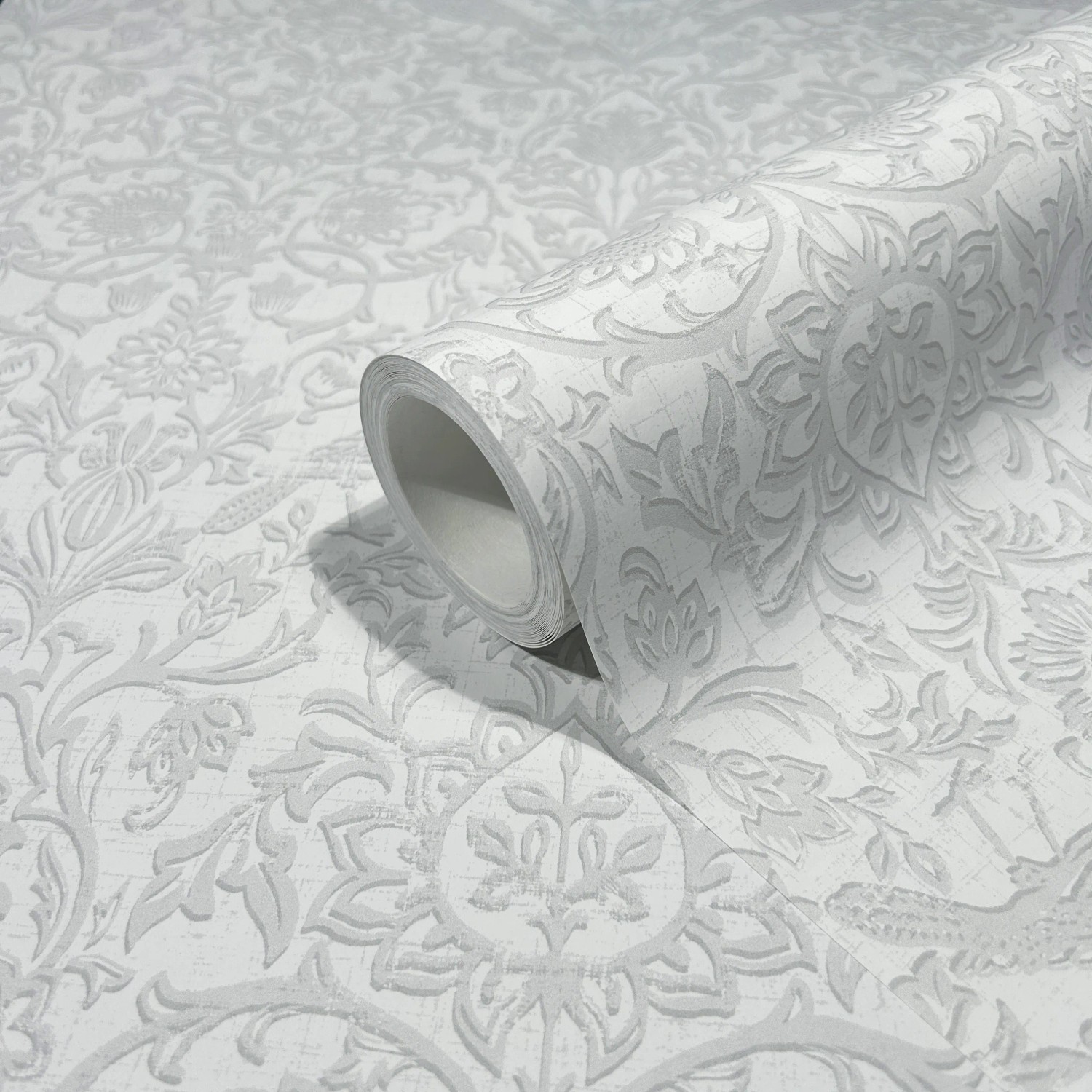 Marburg Vliestapete Rankenmotiv Floral Modern 10,05 m x 0,53 m Weiß