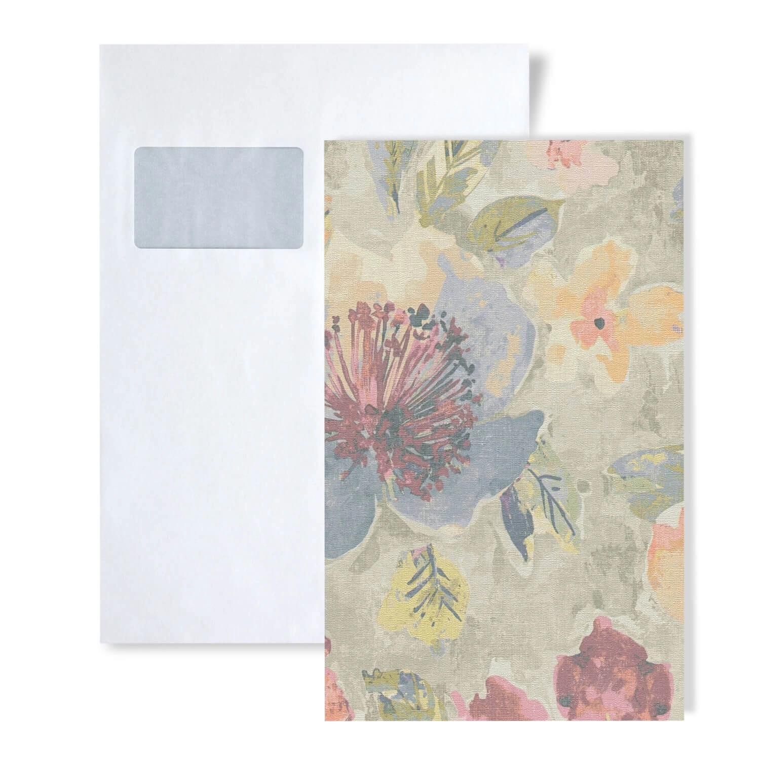 PROFHOME 1 MUSTERSTÜCK S-396072-GU DIN A4 MUSTER der Aquarell-Stil Tapete günstig online kaufen