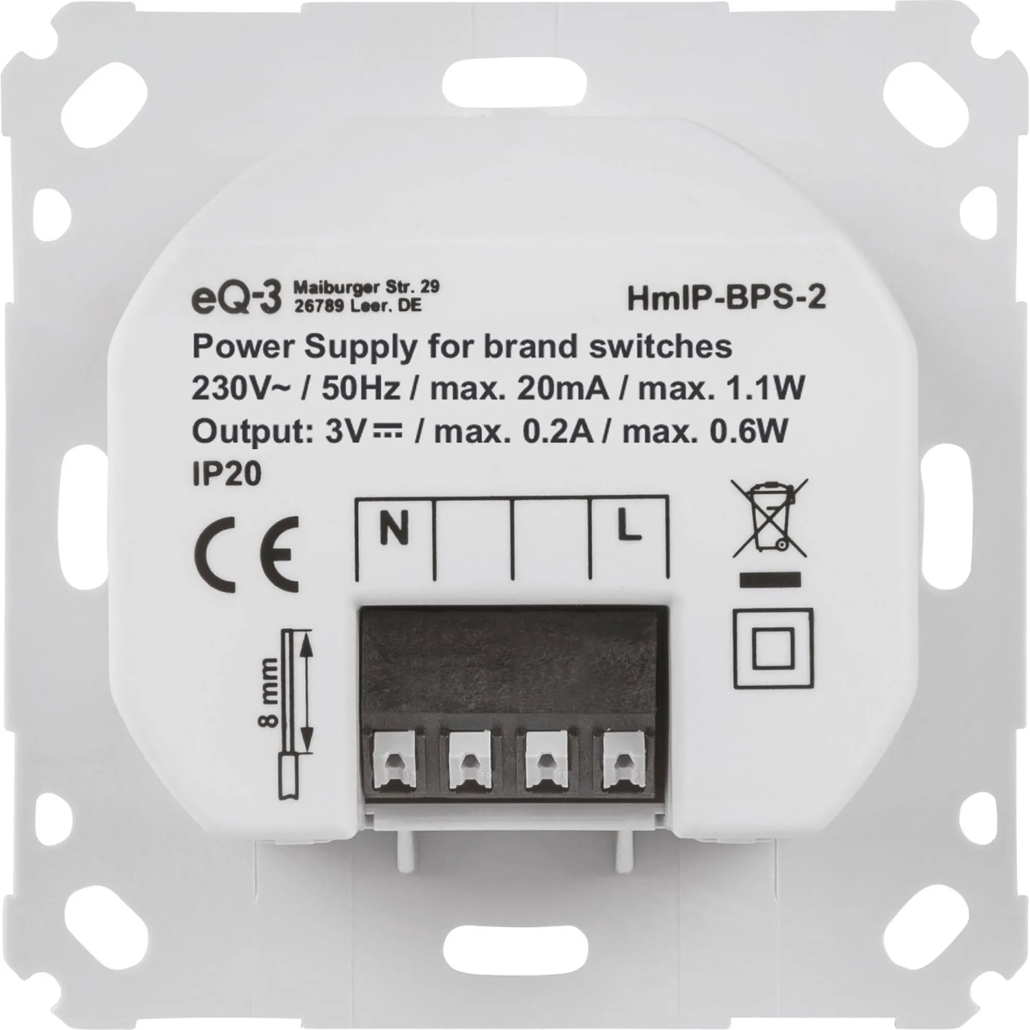 Homematic IP Netzteil für Markenschalter_7