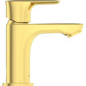 Ideal Standard Connect Air Waschtischarmatur Piccolo in gebürstetem Gold.