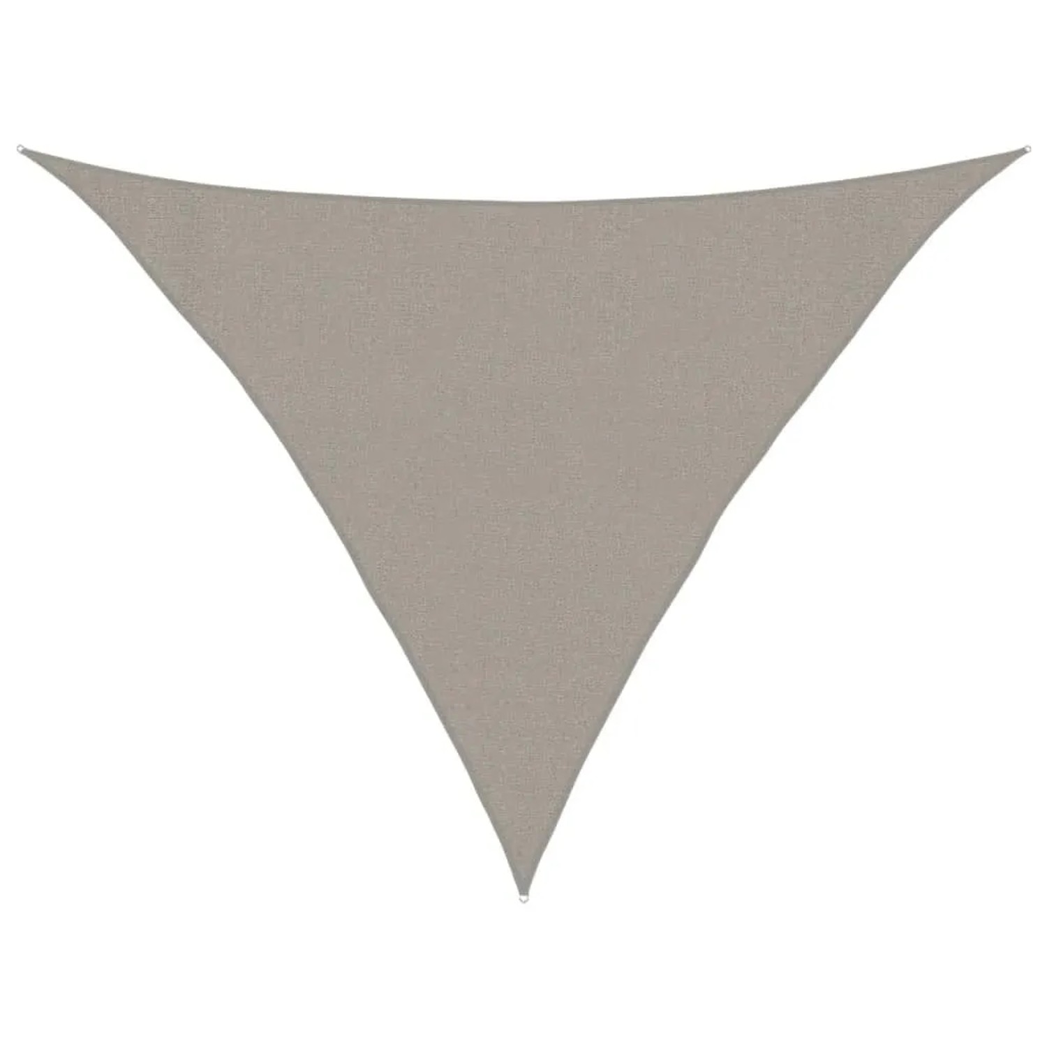 Furnicato Sonnensegel 160 G M² Dreieckig Hellgrau 3x3x4 2 M Hdpe