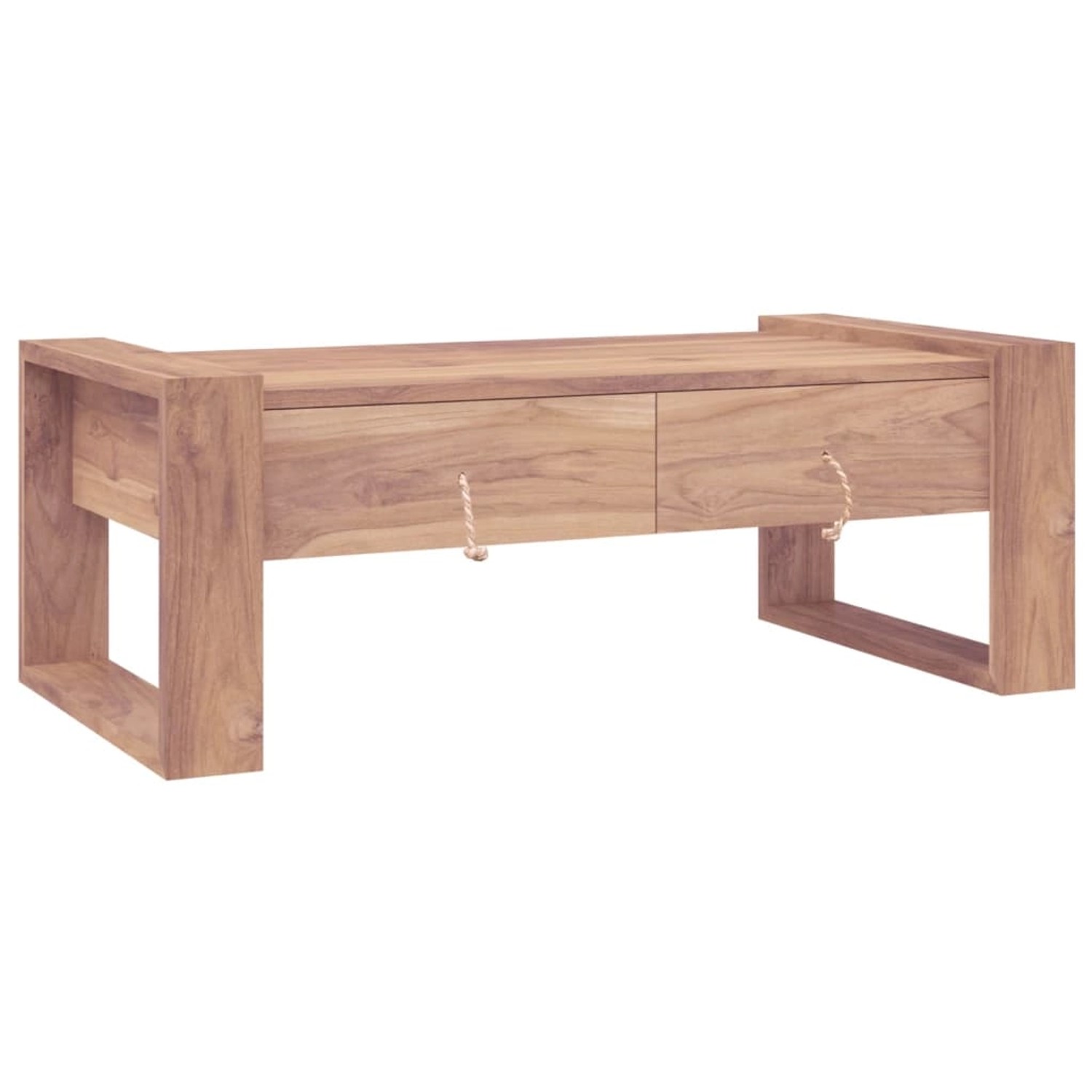 vidaXL Couchtisch 110x60x40 cm Teak Massivholz 287892 günstig online kaufen
