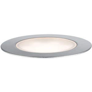 Paulmann Plug&Shine Bodeneinbaustrahler, Edelstahl, warmweiß für Garten & Terrasse.