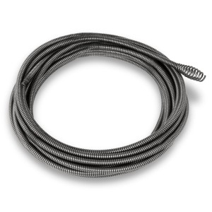 EBERTH Rohrreinigungsspirale 7,6m mit Bohrkopf, Ersatzteil für Rohrreiniger.