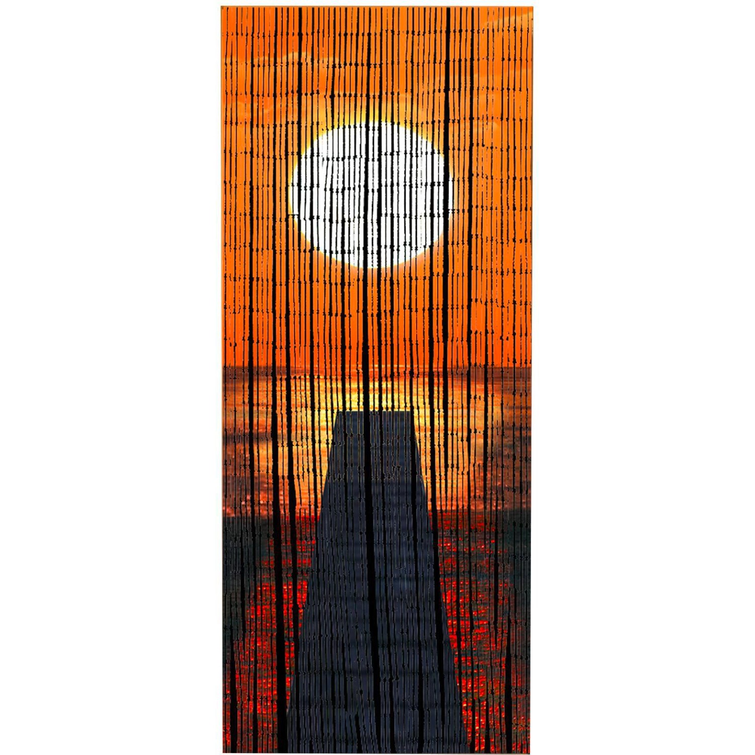 Wenko Bambusvorhang Sonnenuntergang 90 cm x 200 cm