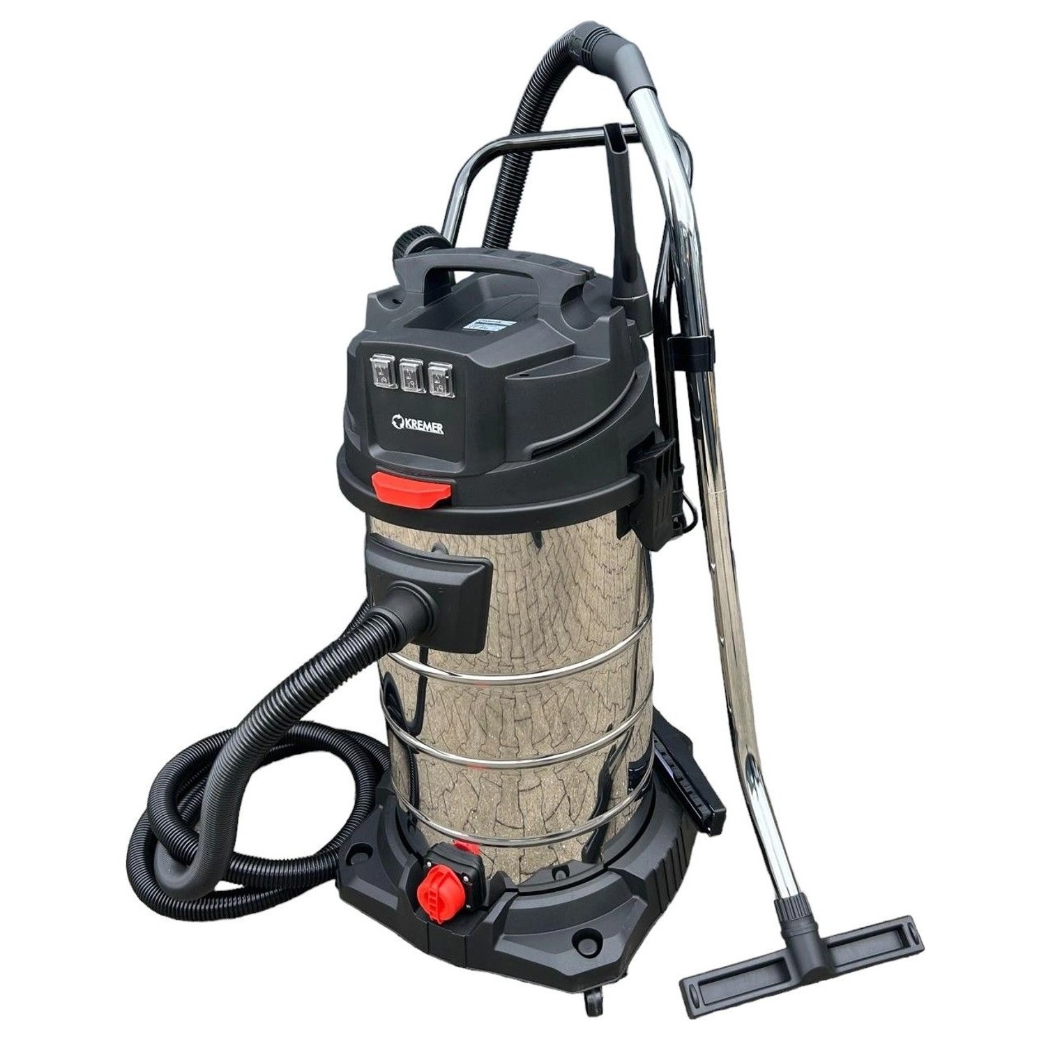 DeTec. Industriesauger 3000W Nass Trocken Sauger 100 Liter Edelstahl Behält günstig online kaufen