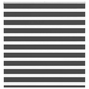 vidaXL Doppelrollo Schwarz 140x100 cm Stoffbreite 135,9 cm Polyester 4014217